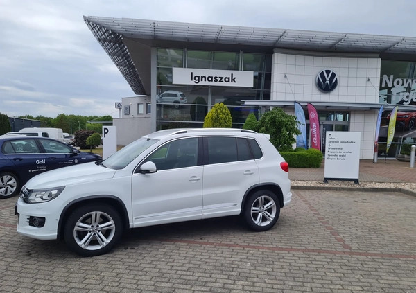 Volkswagen Tiguan cena 74999 przebieg: 128000, rok produkcji 2014 z Dobrodzień małe 37